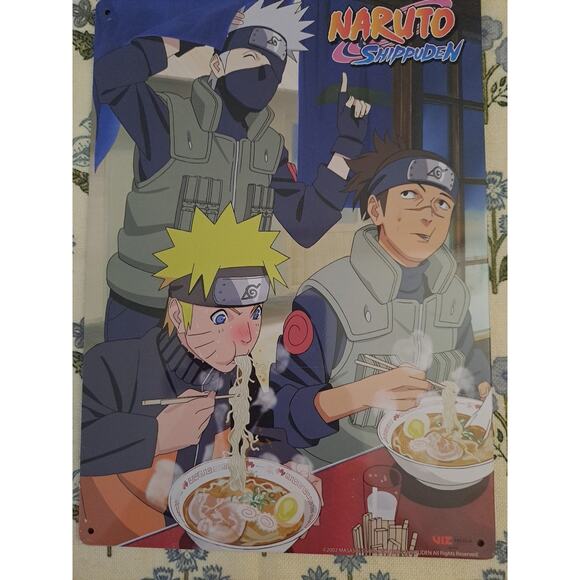 Naruto Shippuden Metal Sign 11.5" X 8.25" Wall Hanging Decor Anime - Picture 2 of 4